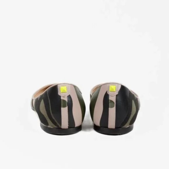 Valentino Neon Camo Flats - Picture 4 of 12